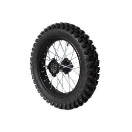 Platišče zadnje 12 col set s pnevmatiko, os 15mm